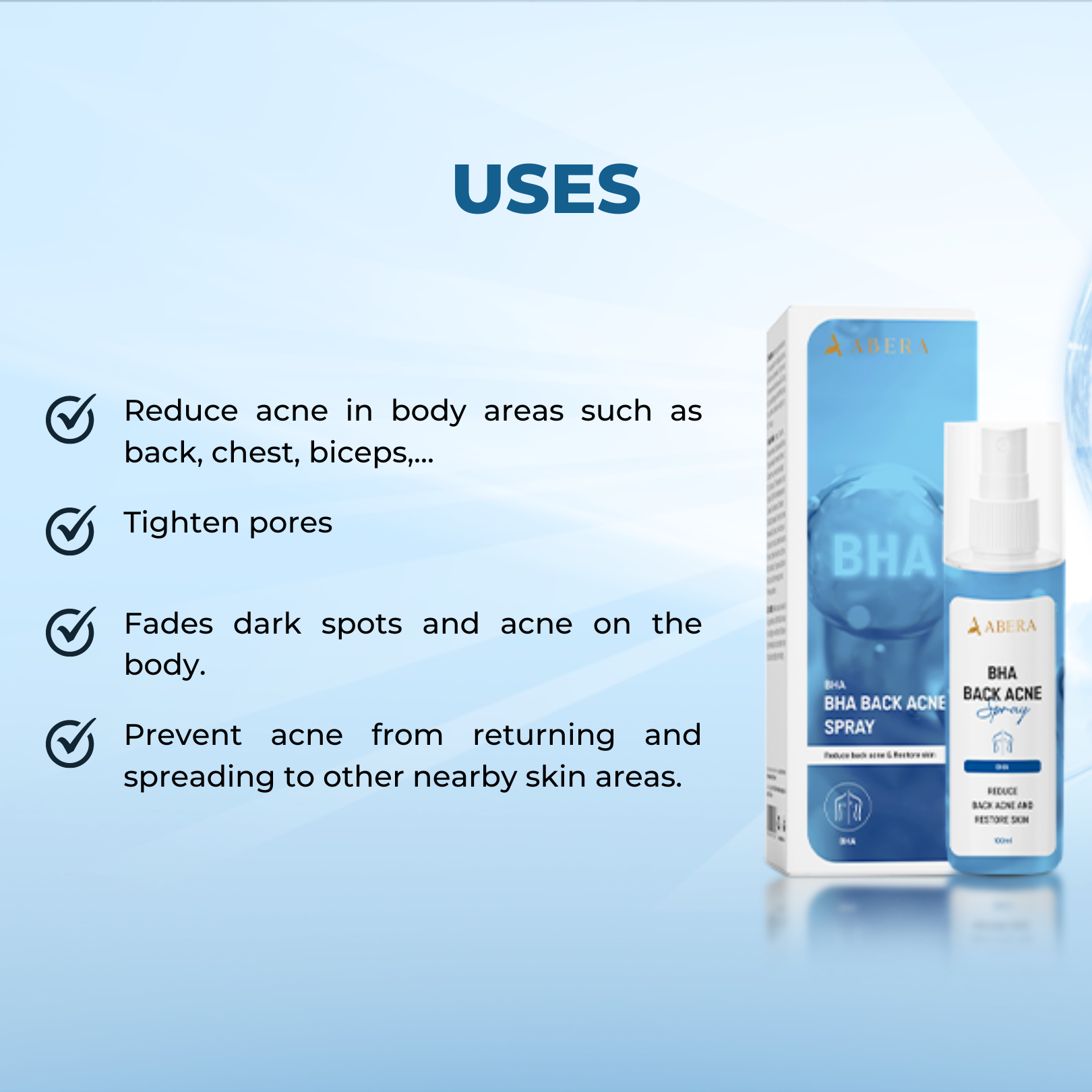 Abera BHA Back Acne Spray