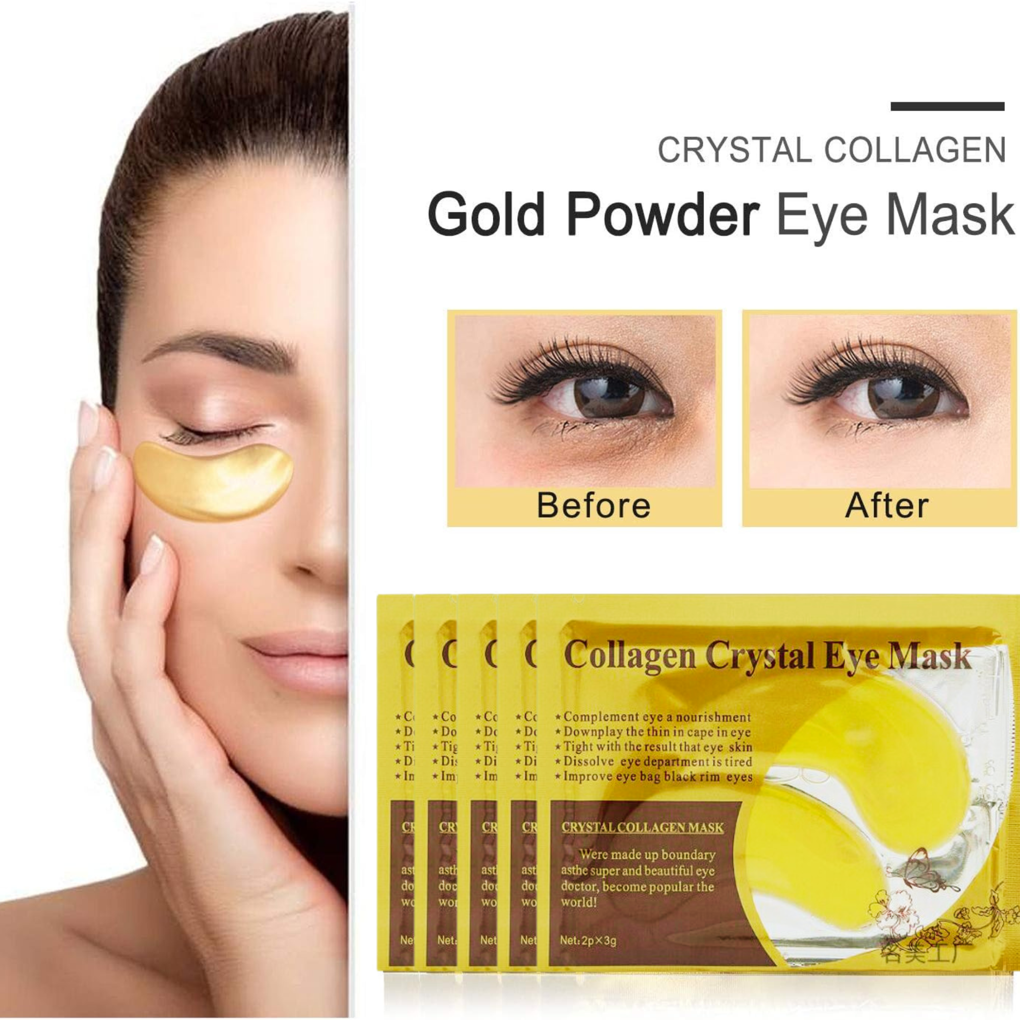 COLLAGEN CRYSTAL EYE MASK - KI