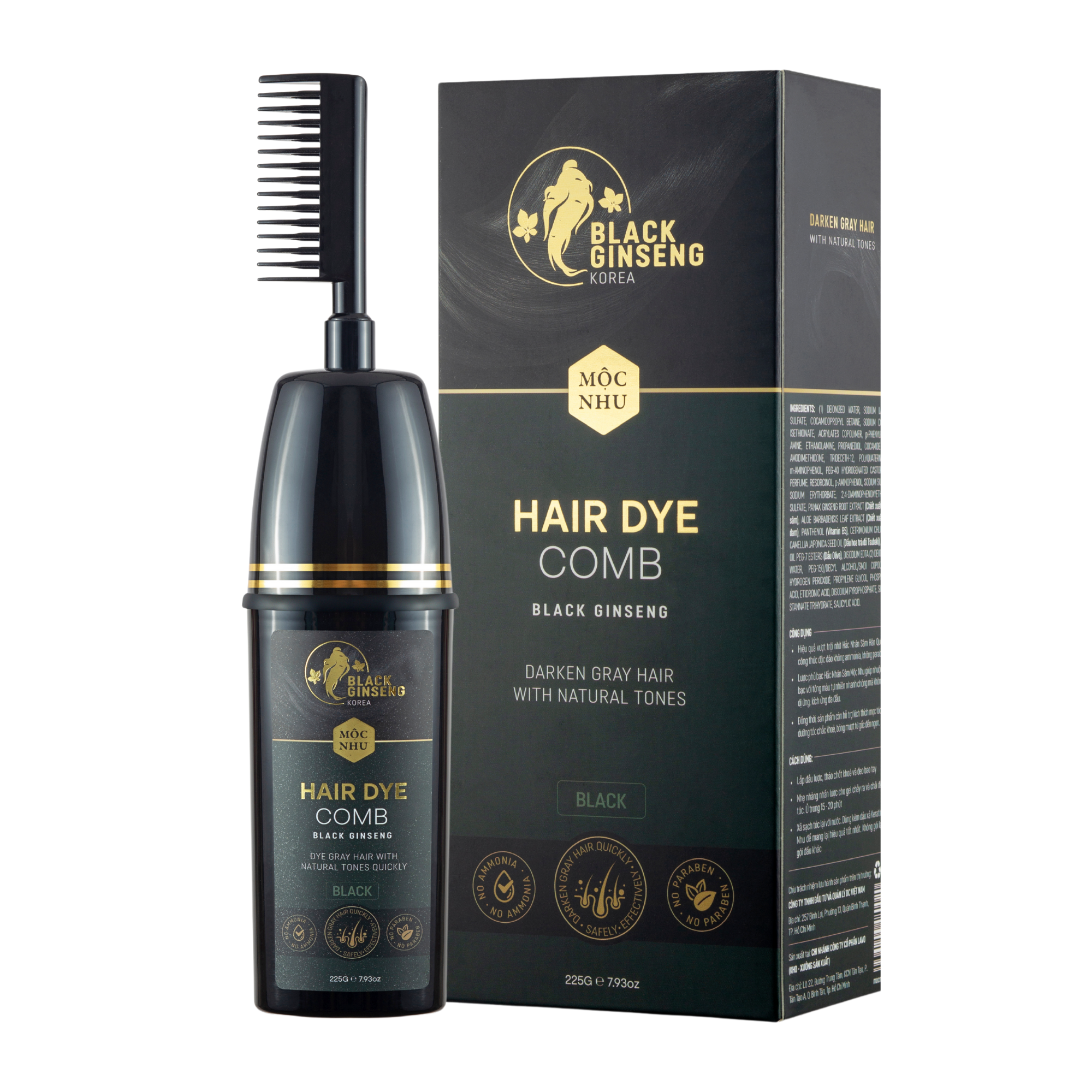 MOCNHU Hair Dye Shampoo - Black Ginseng
