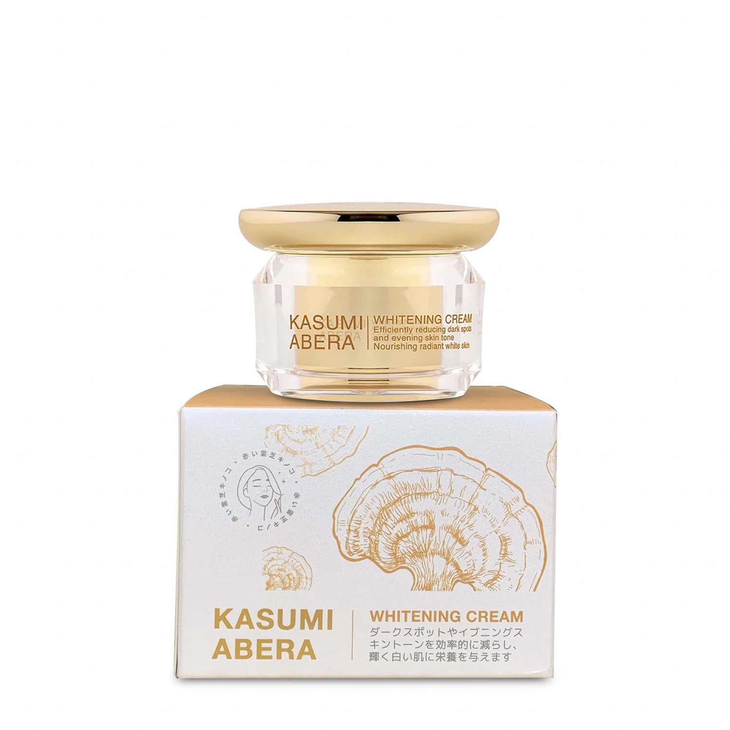 [SALE OFF 50%] Kasumi Abera Cream - GIFT Derma Skin Roller - MV
