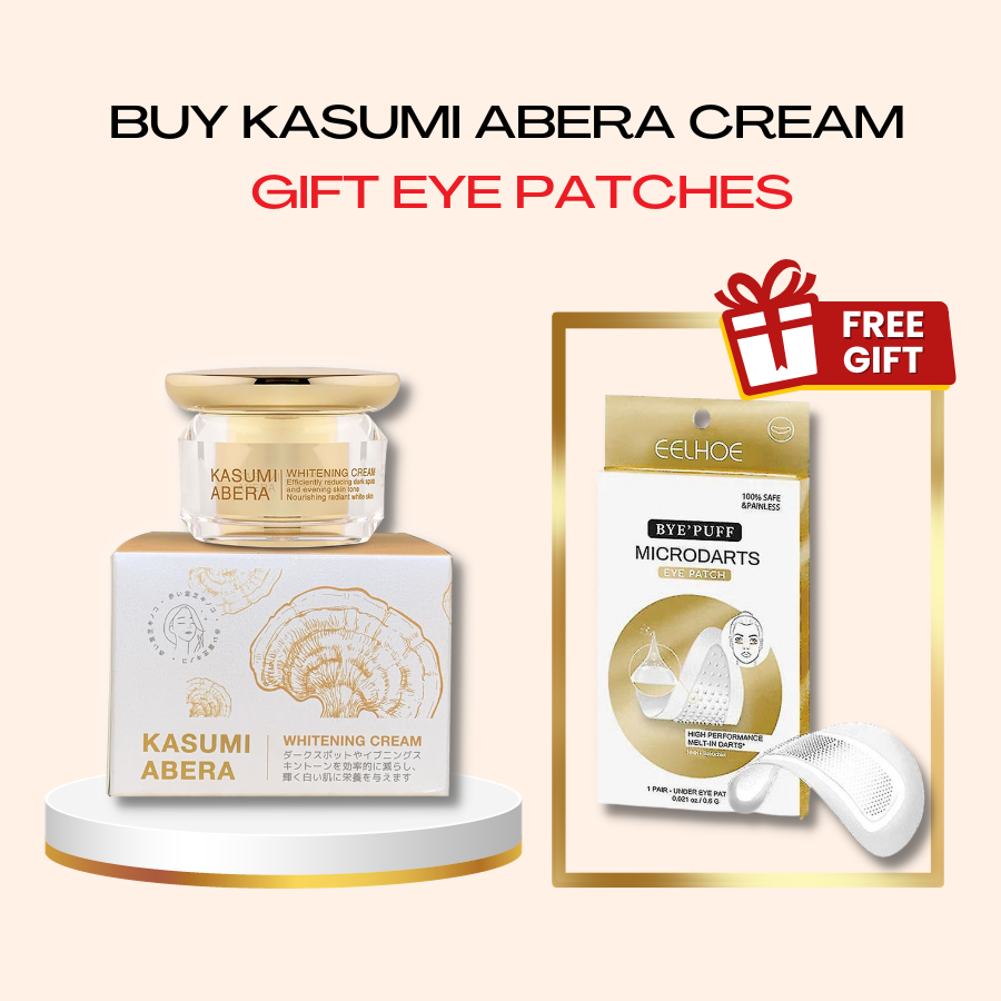 [SALE OFF 50%] Kasumi Abera Cream - GIFT Eye Patches