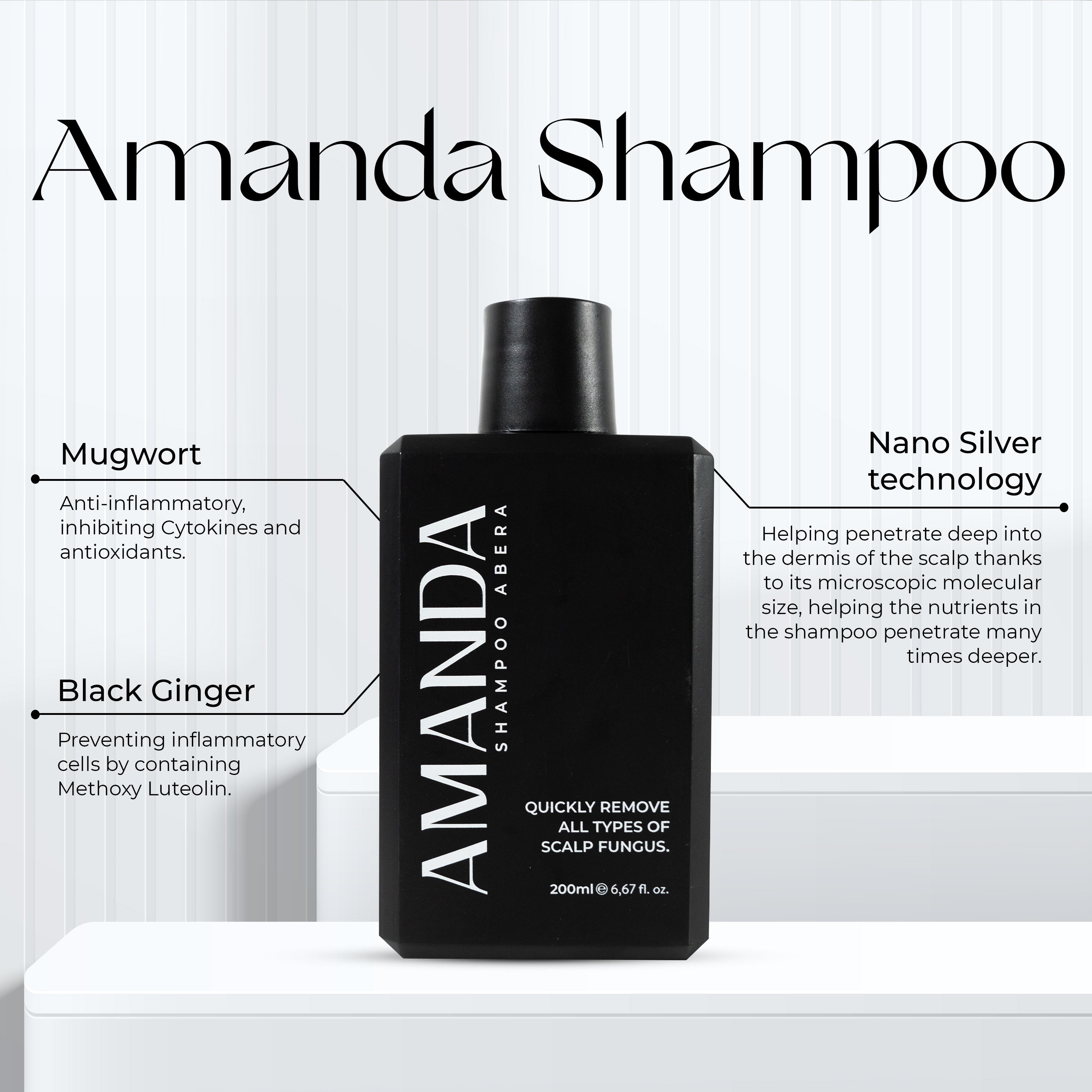 SUPER SALE 50% Amanda Abera Shampoo &amp; Vera Abera Hair Serum - CS