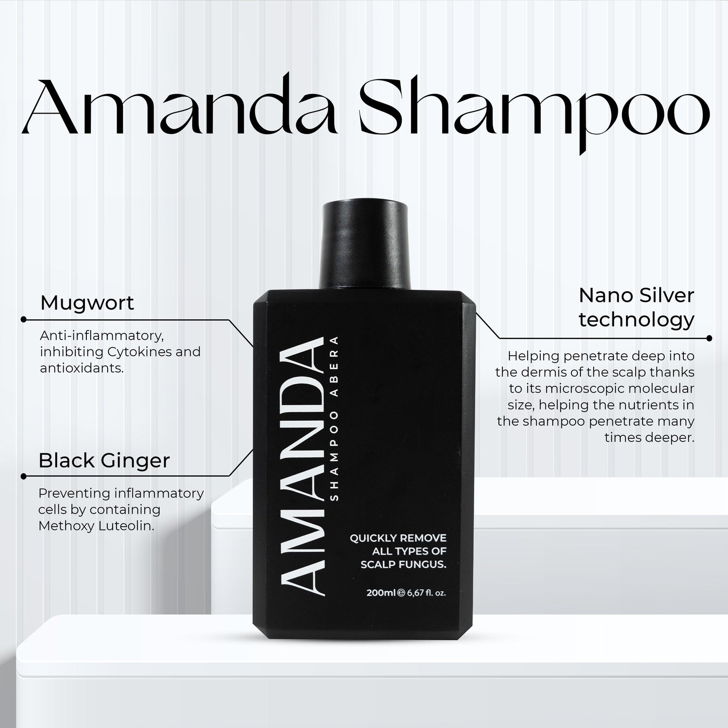 Amanda Abera Shampoo For Men - Comestic