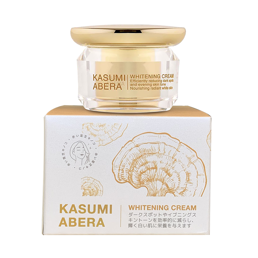 ABERA Kasumi Glowing Cream, Melasma Treatment for Face, Dark Spot Remover for Face, Reduce Fine Lines, Wrinkles, Anti-aging, Niacinamide, Special Red Ginseng Extract (0.7 Oz Per Item) - TTHT