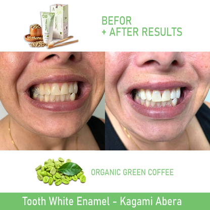Teeth Whitening Enamel Kagami Abera - Green Coffee extraction