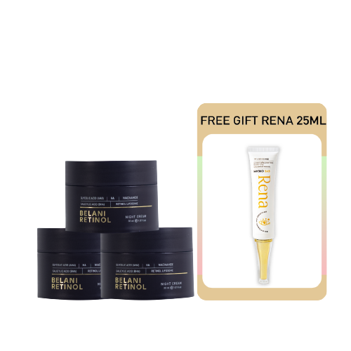 SUPER SALE 50% Combo Belani Retinol™ Anti-Pigment and FREE GIFT Rena Eye Cream- CS