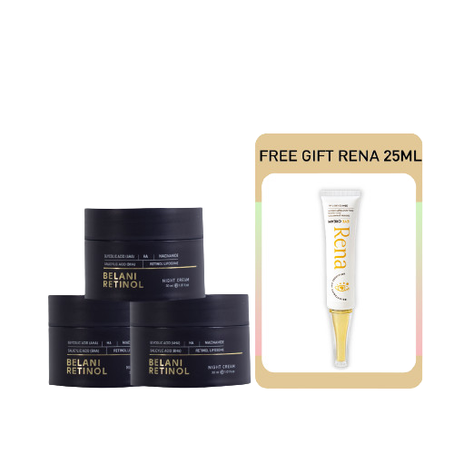 SUPER SALE 50% Combo Belani Retinol™ Anti-Pigment and FREE GIFT Rena Eye Cream- CS