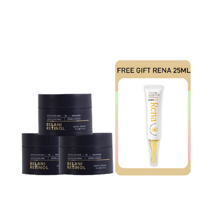 SUPER SALE 50% Combo Belani Retinol™ Anti-Pigment and FREE GIFT Rena Eye Cream- CS